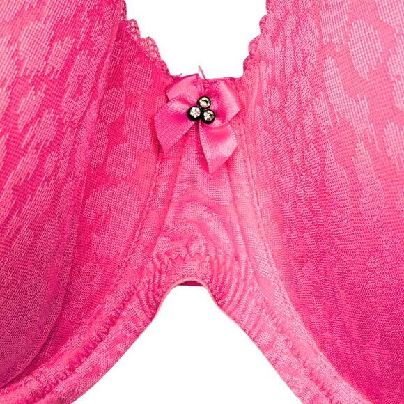 ⭐ NWT Fit Fully Yours Dream Jacquard Bra • Rose • 36F ⭐ - Picture 2 of 9